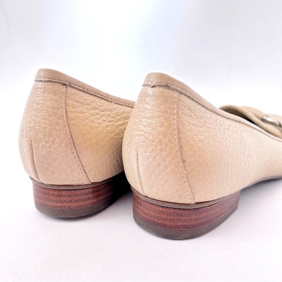 ETIENNE AIGNER Womens Tan Pebbled Leather Round Toe Loafers Size 8.5 NWOB - Picture 5 of 11